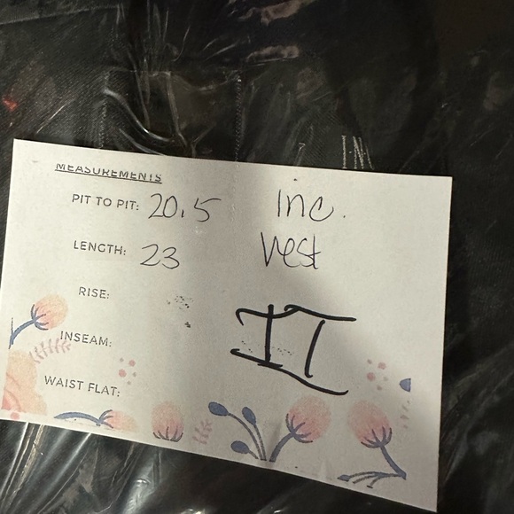 INC black button down unisex vest.  MEDIUM - Picture 8 of 8